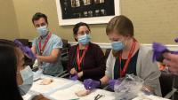 residents doing hands on research